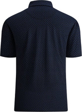 Alex Vando Mens Golf Shirt Moisture Wicking Quick-Dry Print Performance Polo Shirts for Men